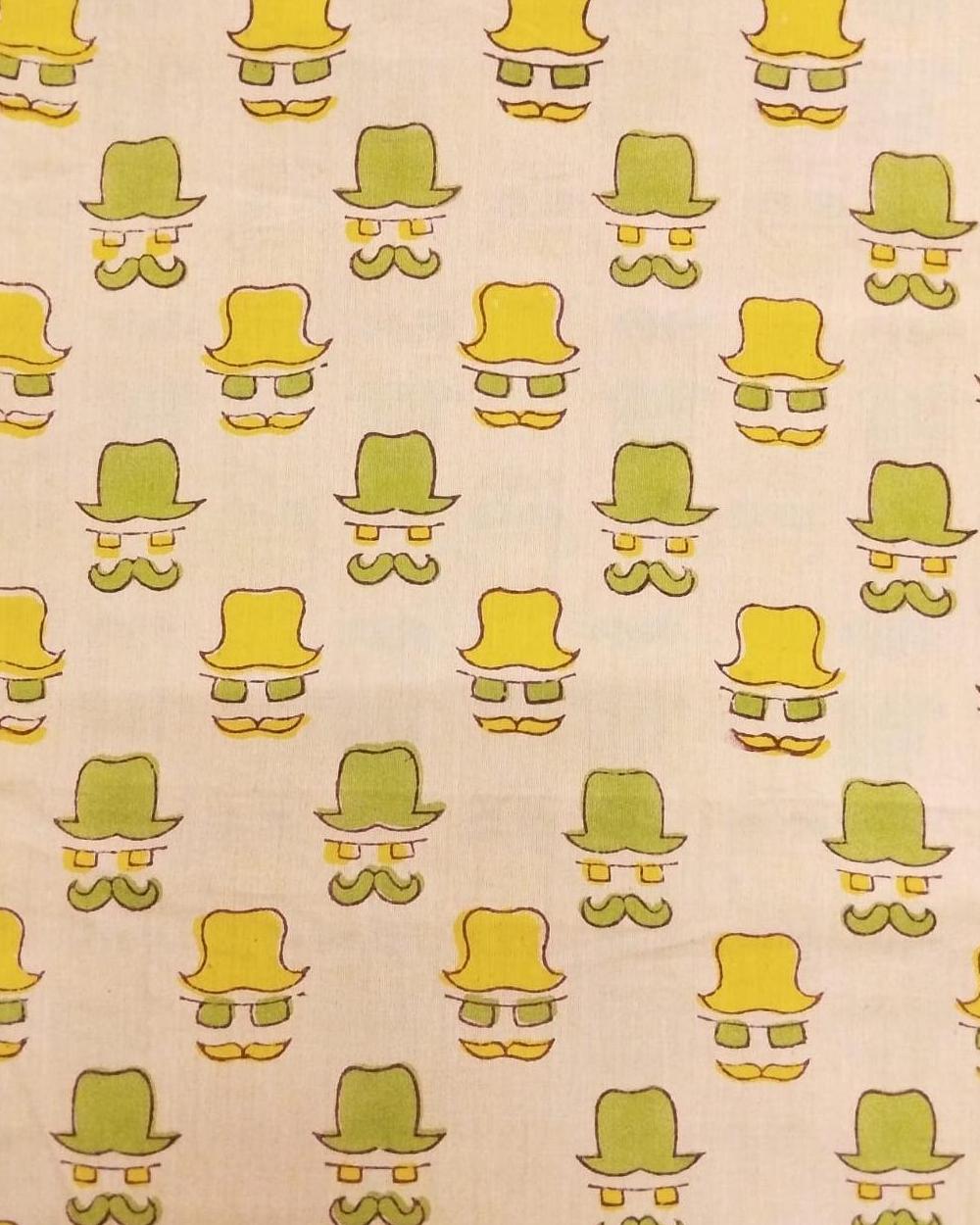 Screen Printed Cotton Fabric FCSKA0001