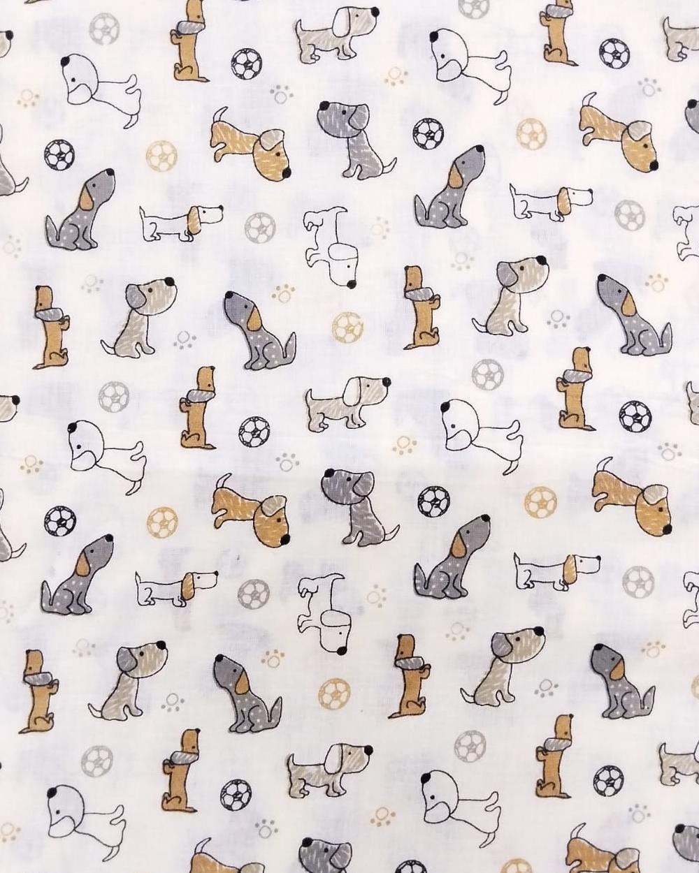 Screen Printed Cotton Fabric FCSKA0009