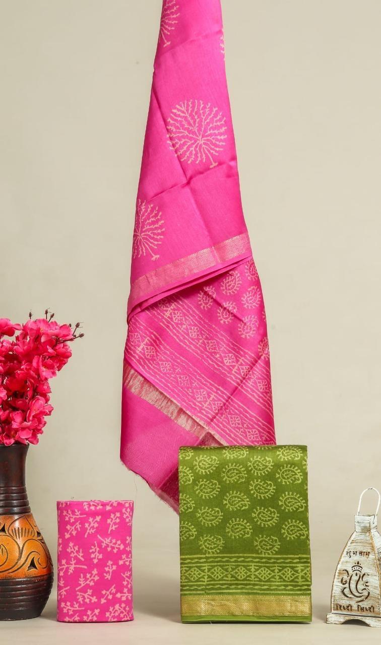 Maheshwari Silk Suit Set SMHA00035